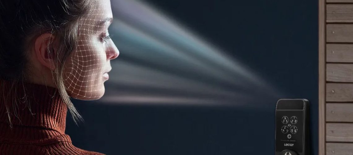 Lockly Visage smart lock scans face