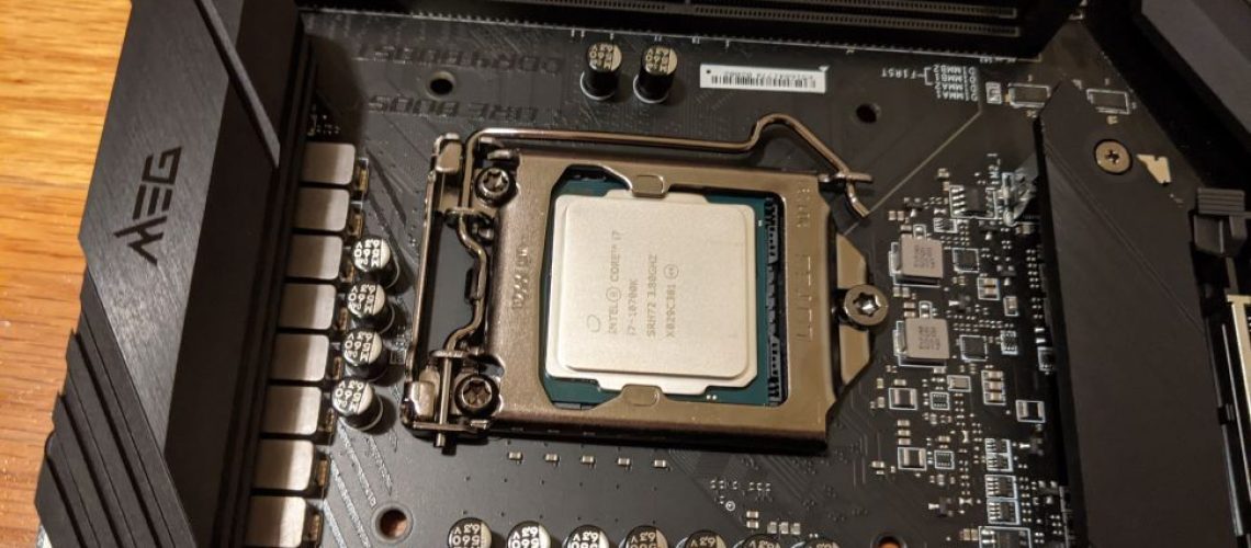 CPU inside computer