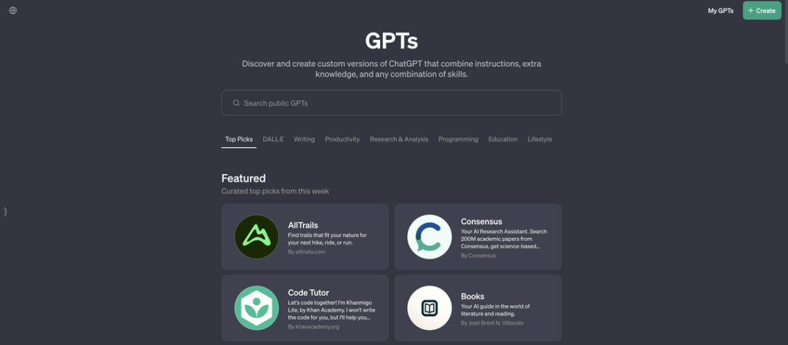 GPT Store is now live