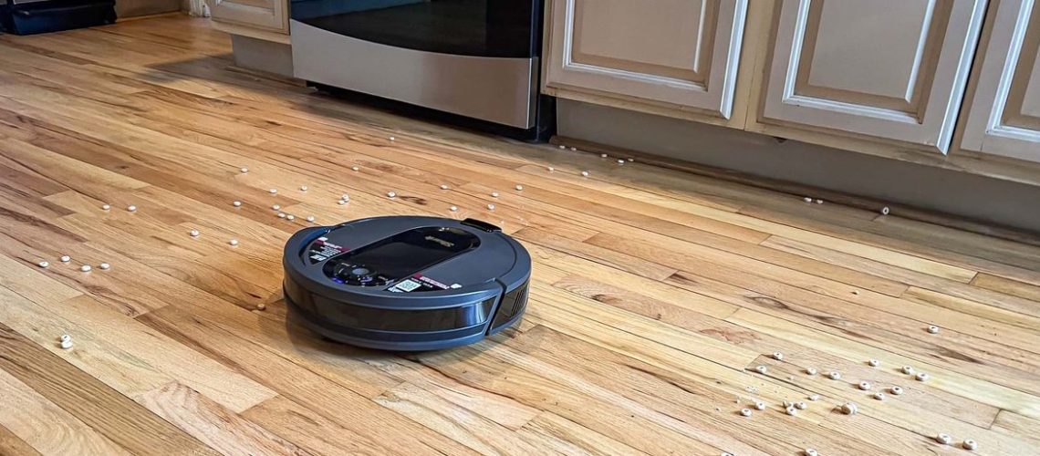 Shark IQ cleans cheerios