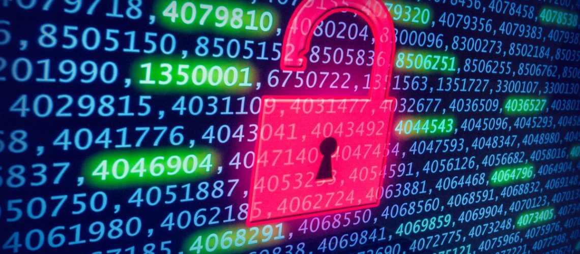 An open lock depicting a data breach