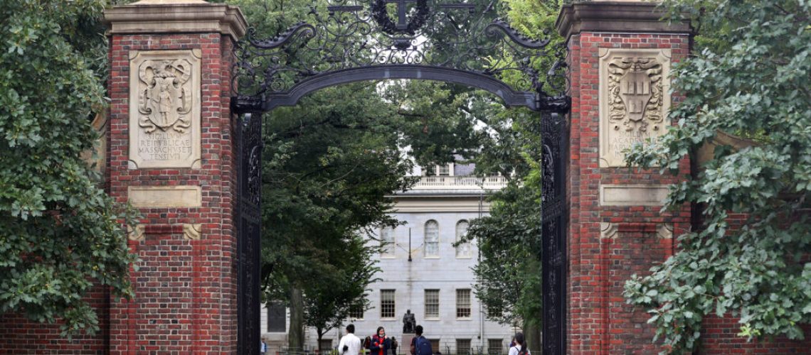Harvard Yard gate.