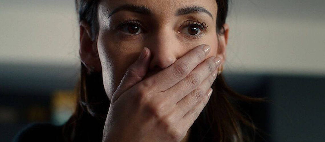 Michelle Keegan as Maya Stern in Fool Me Once on Netflix