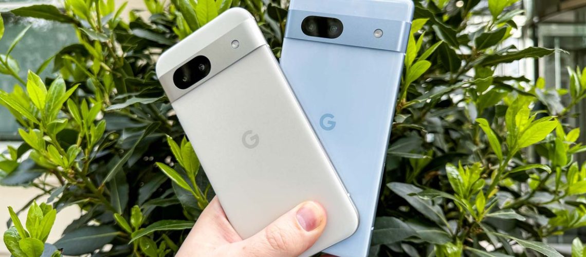 The Pixel 8a and Pixel 7a side by side