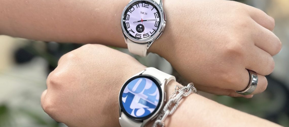 Samsung Galaxy Watch 6 and 6 Classic on a person