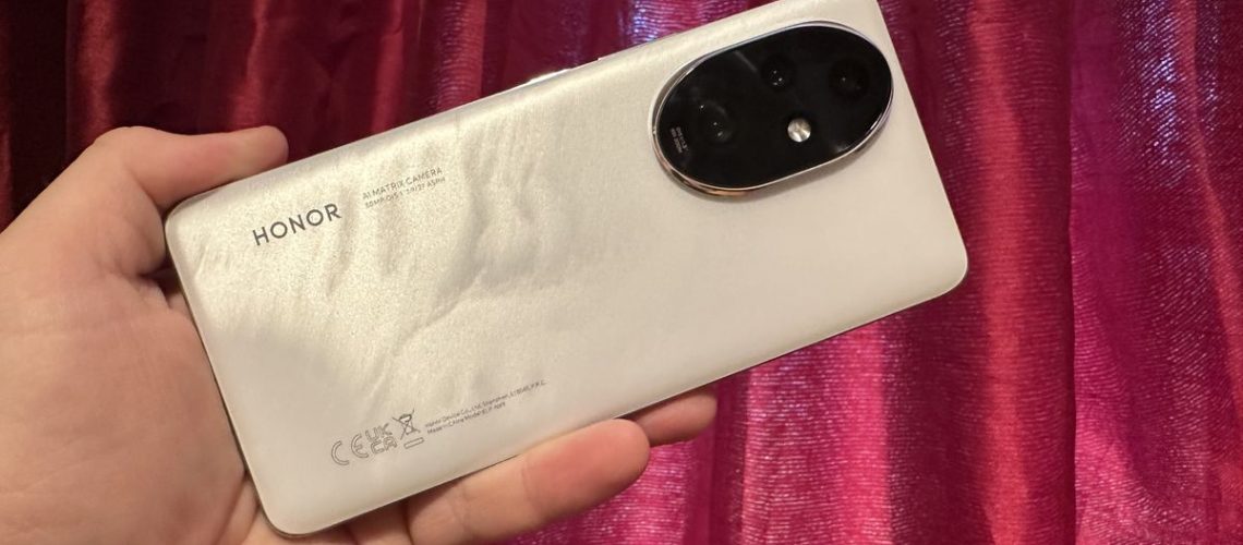 Honor 200 Pro from the back
