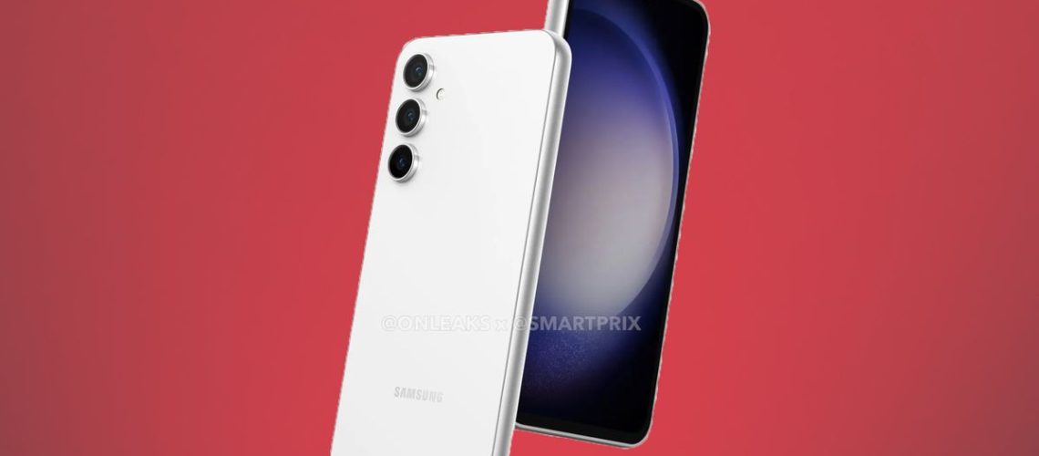 Leak-based renders of the Samsung Galaxy S23 FE