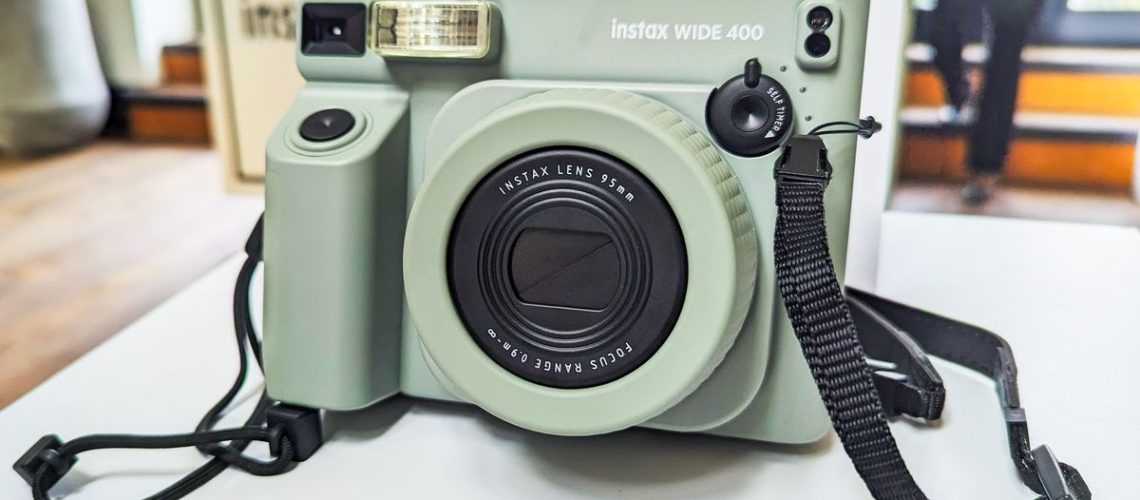 Photo taken on a Fujifilm Instax Wide 400 instant camera