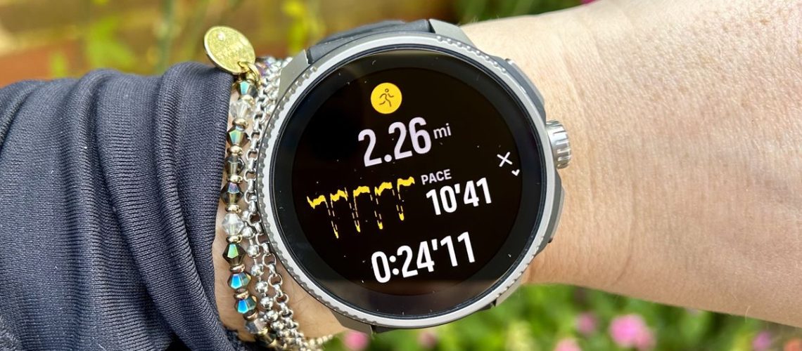 running stats on the Suunto Race