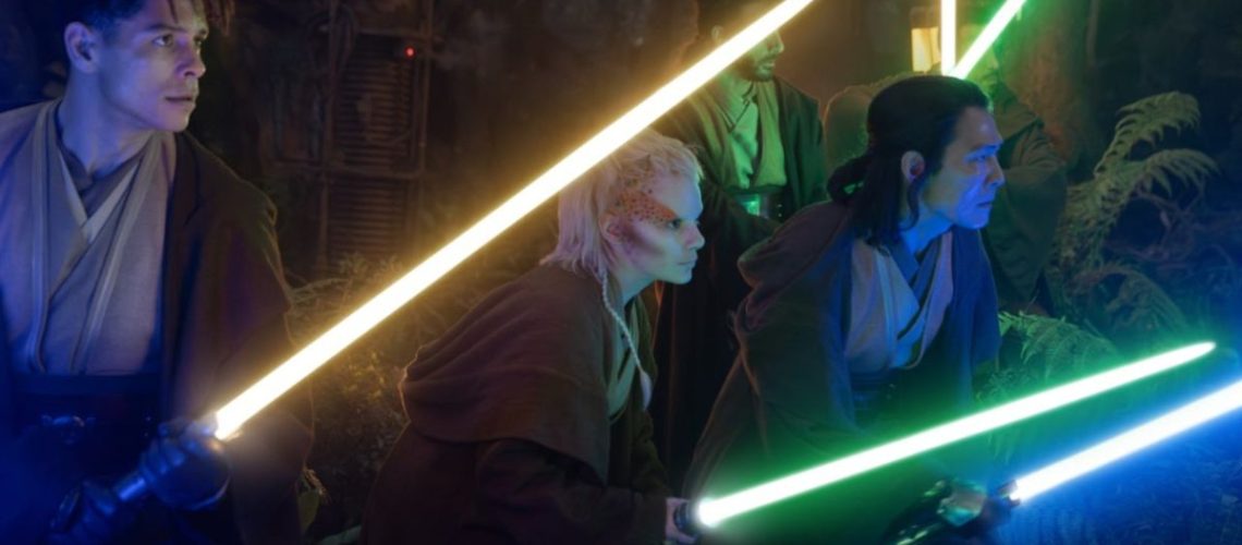 Star Wars The Acolyte Jedi standoff