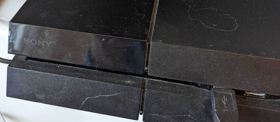 A dusty PS4