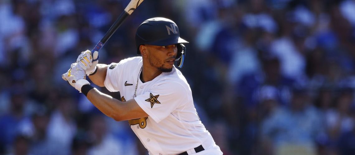 Mookie Betts at bat in the MLB All-Star Game live stream