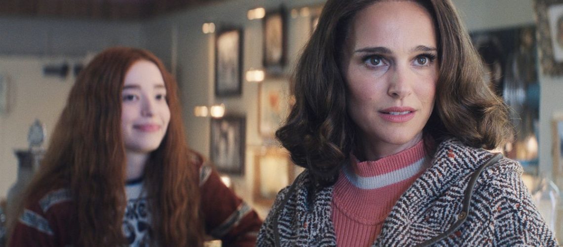 Mikey Madison and Natalie Portman in
