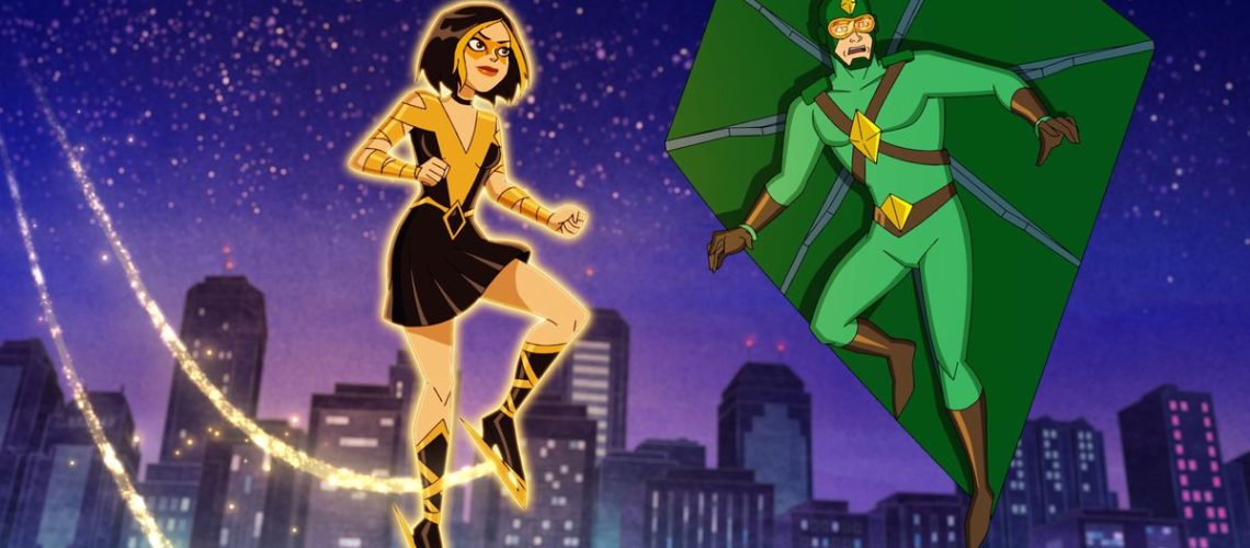 Golden Glider and Kite Man as seen in Max