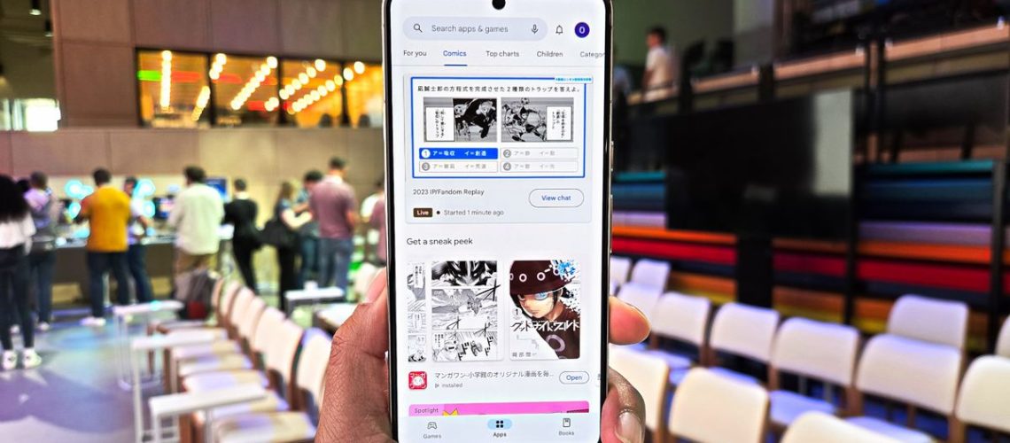 Google Play app shown on Android phone.