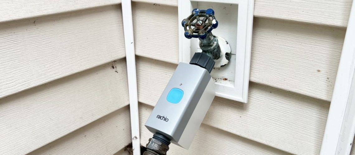 Rachio smart hose timer on spout
