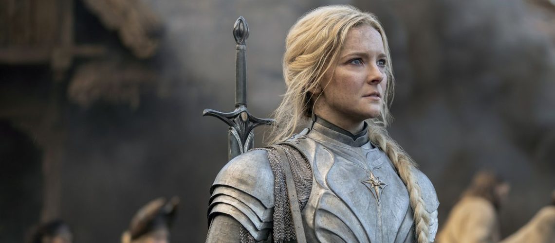 Morfydd Clark (Galadriel) in The Lord of the Rings: The Rings of Power