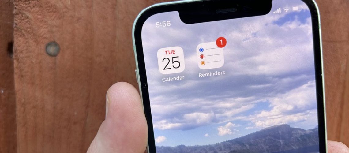Calendar and Reminders app