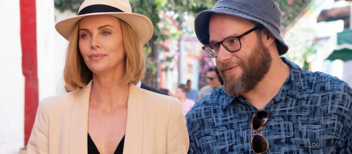 Charlize Theron and Seth Rogen in Long Shot