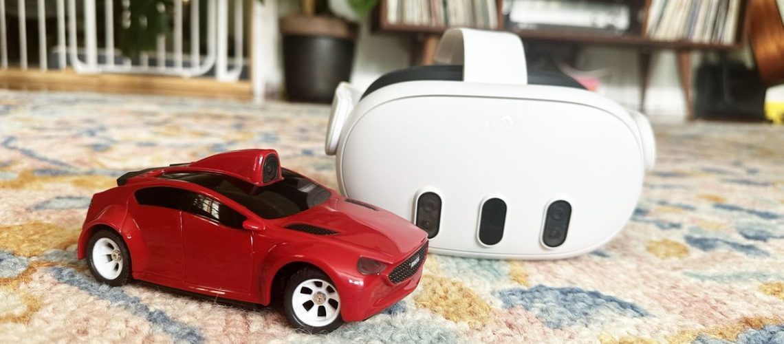Real Racer car with Meta Quest 3