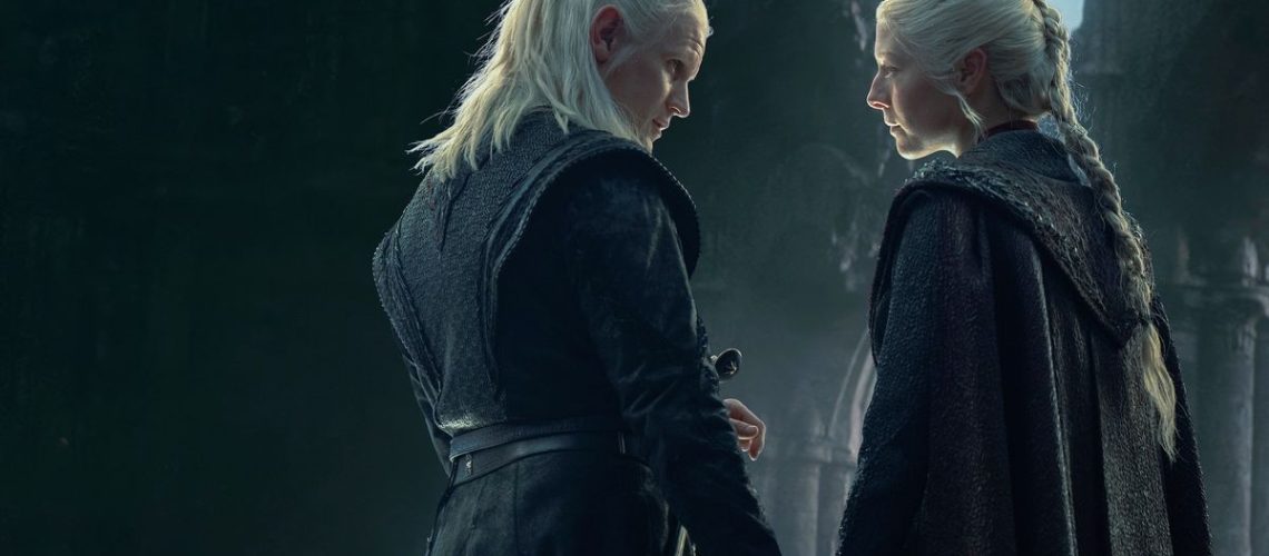 Daemon (Matt Smith) and Rhaenyra (Emma D
