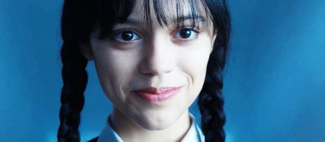 Jenna Ortega as Wednesday Addams in Wednesday TV show on Netflix