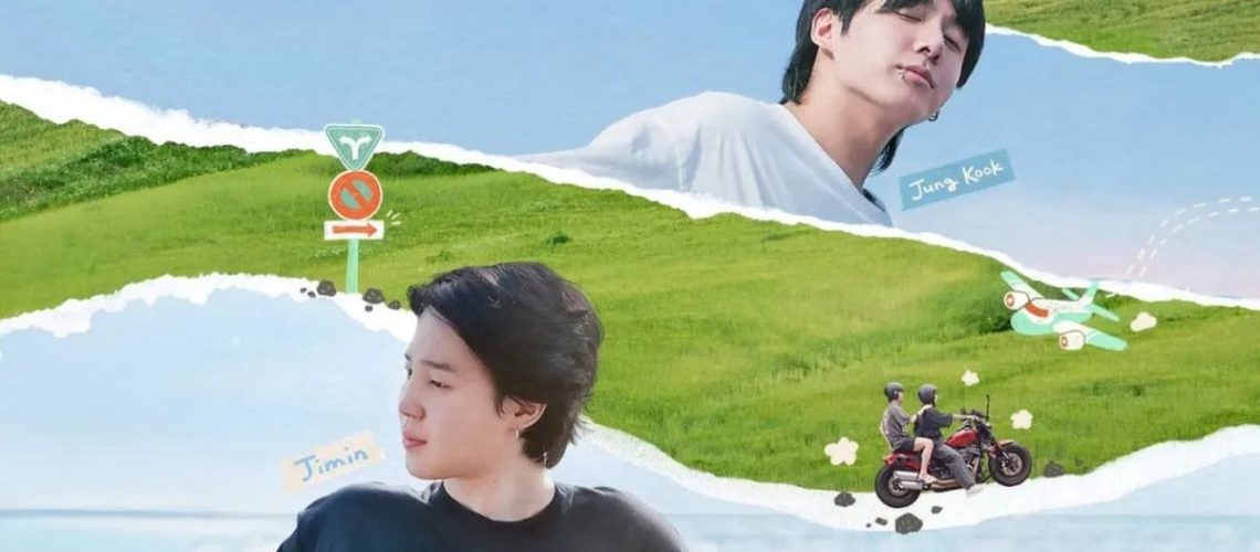 BTS band members Jung Kook and Jimin in a promotional image for