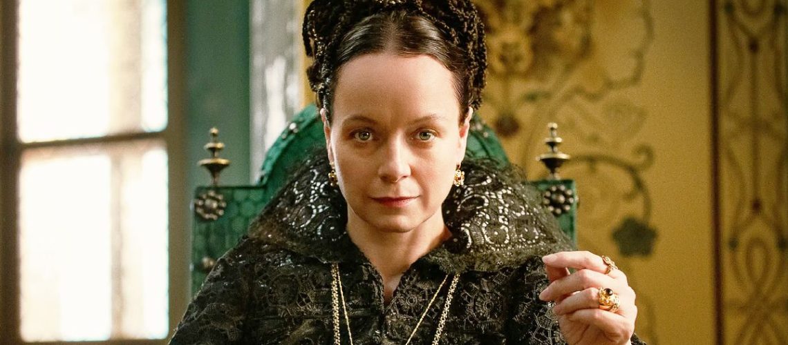 Samantha Morton as Catherine de Medici in