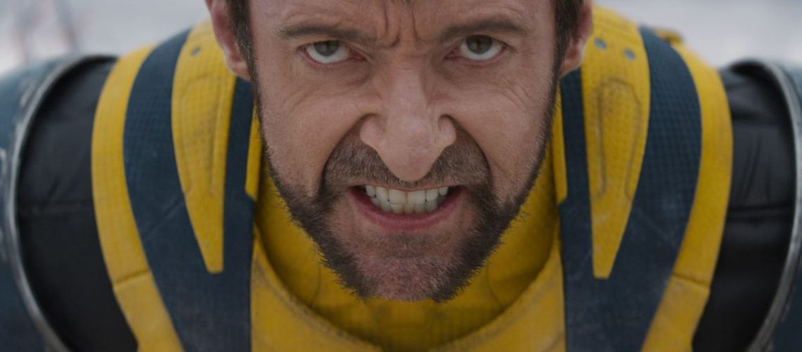 Wolverine (Hugh Jackman) grimaces in