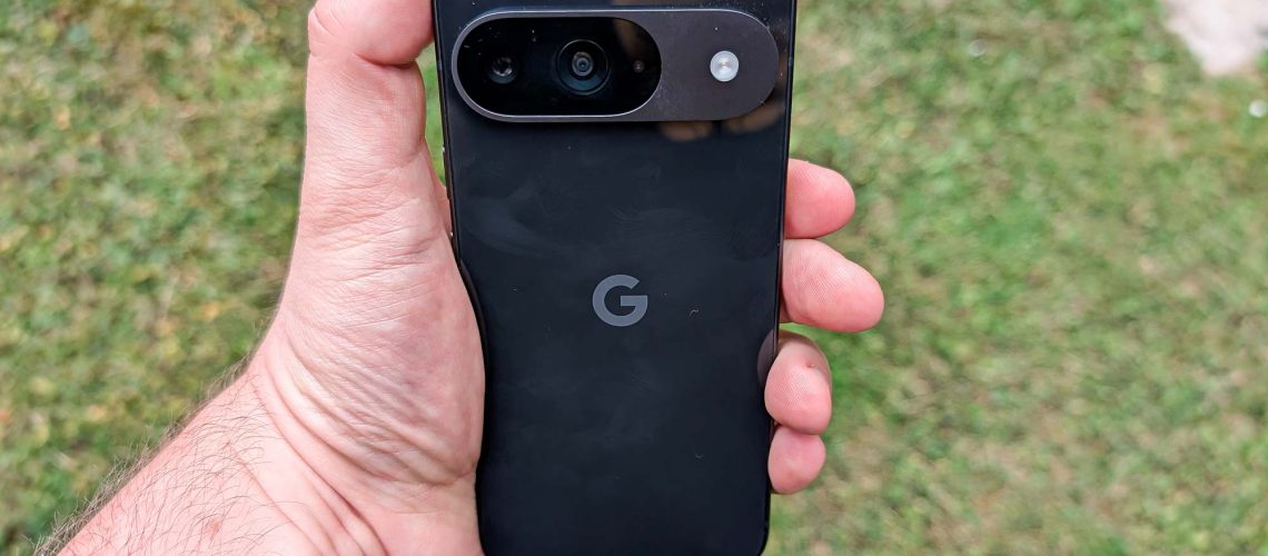 google pixel 9 review shots of phone