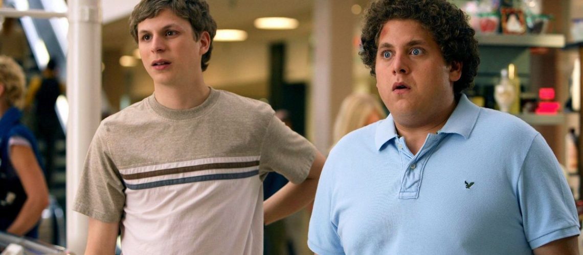 Michael Cera and Jonah Hill in Superbad