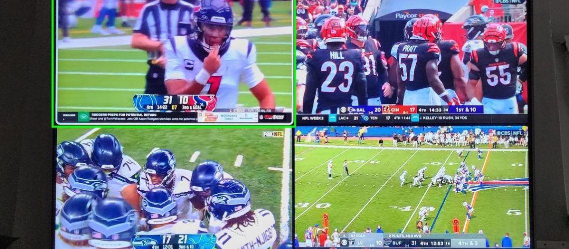 How to use NFL Sunday Ticket multiview