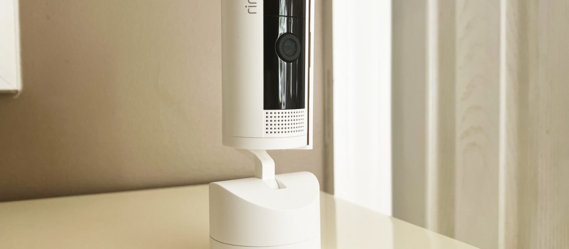 Ring Pan-Tilt camera on piano