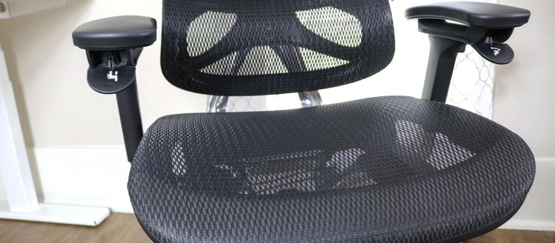 The seat pan and armrests of the OdinLake Ergo Butterfly 753