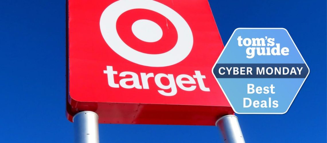 red target sign with a tom