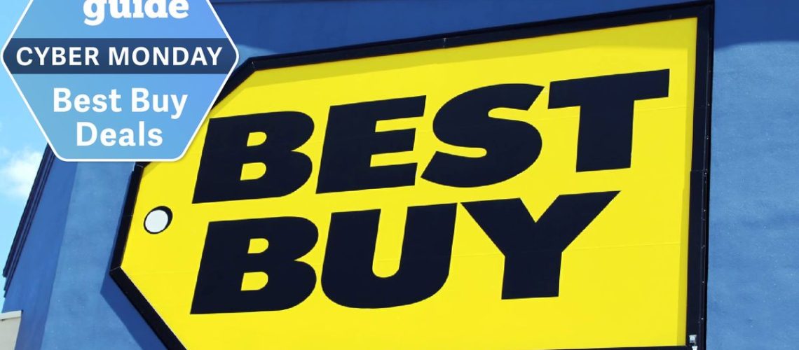 Best Buy logo with Cyber Monday deal badge