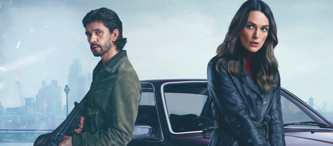 Ben Whishaw and Keira Knightley in "Black Doves"
