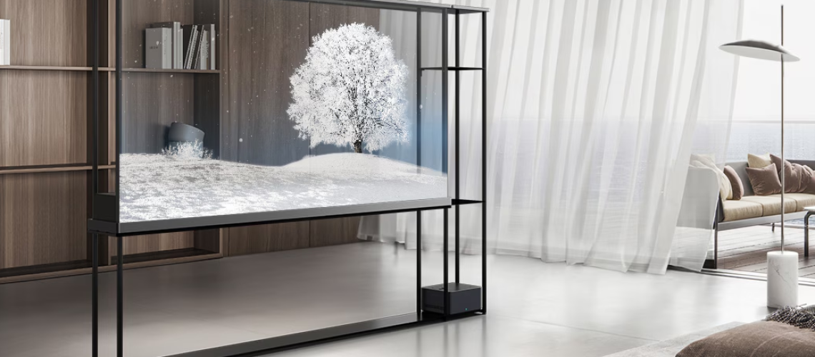 טלוויזיית ה-OLED השקופה המהממת של LG מוצעת כעת למכירה, והיא עולה רק 60,000 דולר