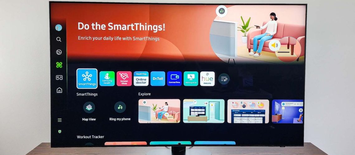 Samsung QN90D Neo QLED TV in living room