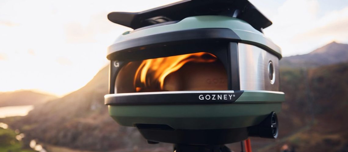 The Gozney Tread pizza oven in Olive