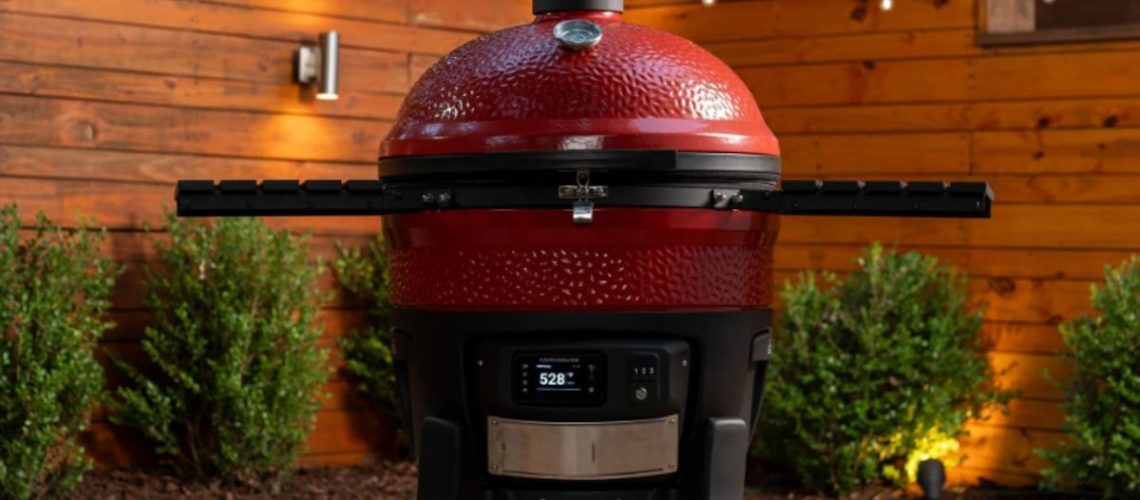 The Kamado Joe Big Joe Connected Joe digital charcoal grill and smoker