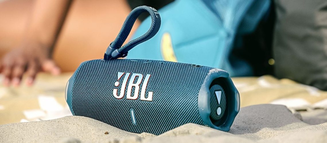 JBL Charge 6 on beach