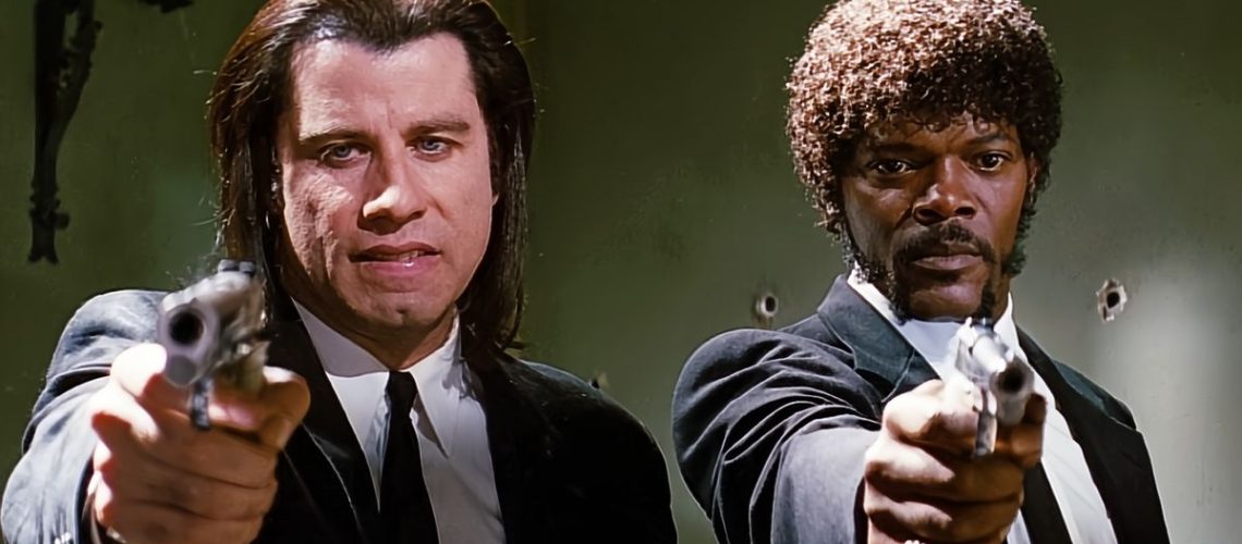 John Travolta and Samuel L. Jackson in Pulp Fiction
