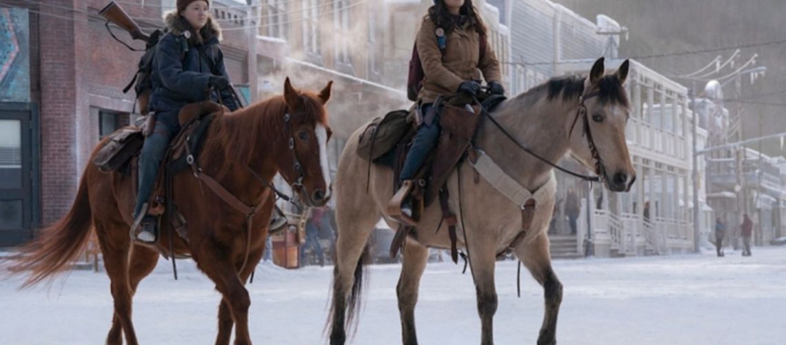 Bella Ramsey and Isabela Merced in The Last of Us season 2