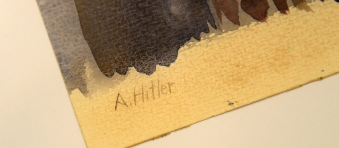 הנאצים משבחים את יכולת האמנות של היטלר. אבל האם הוא באמת היה טוב? הפורוורד חופשי לקרוא, אך הוא לא חופשי לייצר