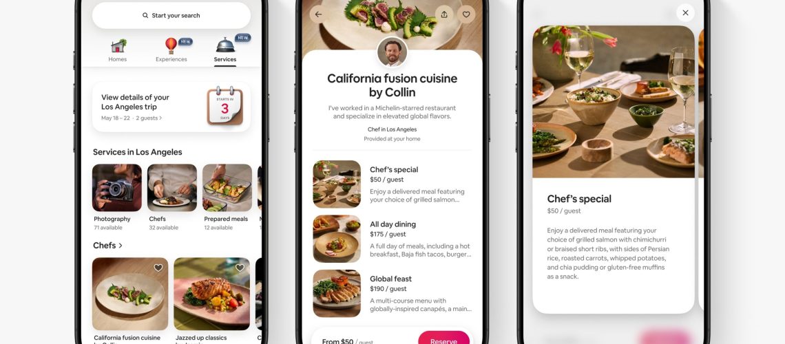 Airbnb app redesign 2025