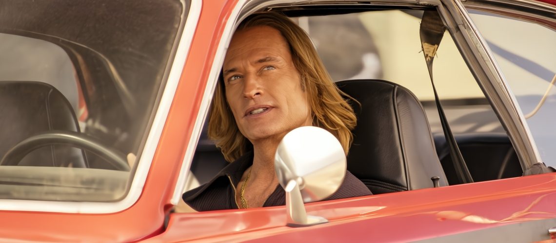 Josh Holloway in car in Duster