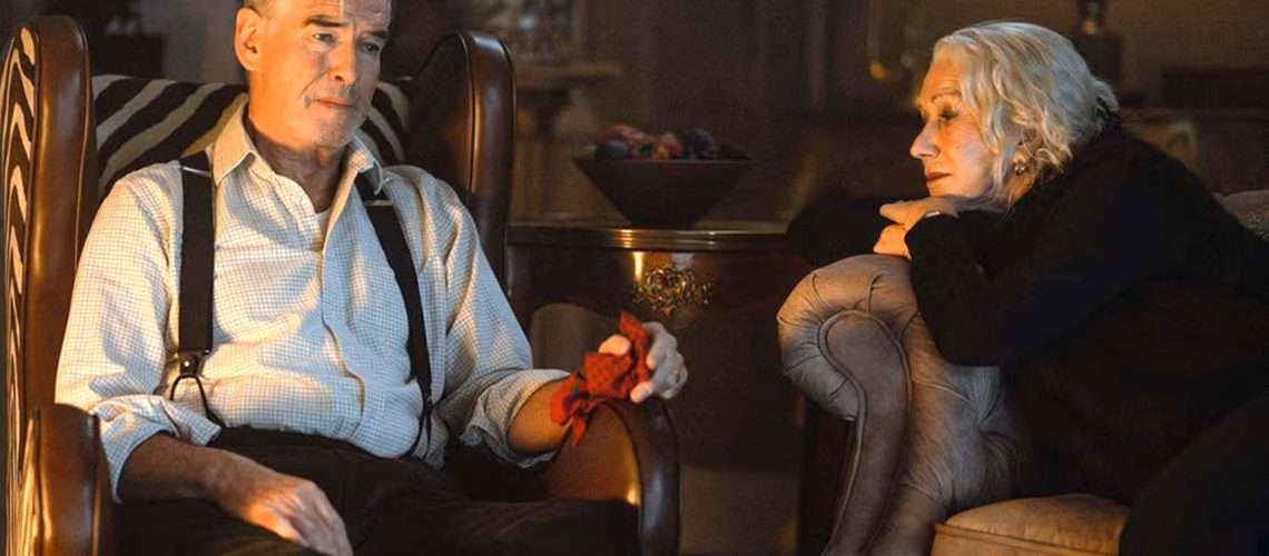 Pierce Brosnan and Helen Mirren in MobLand