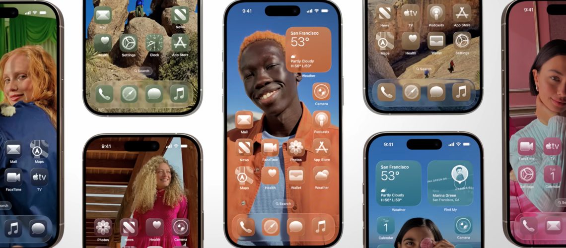 iOS 26 app icon tint options