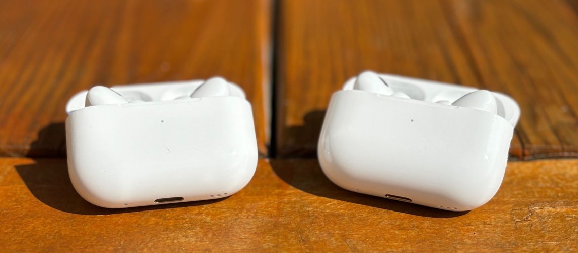 The AirPods Pro 2 vs the AirPods Pro 2 with USB-C
